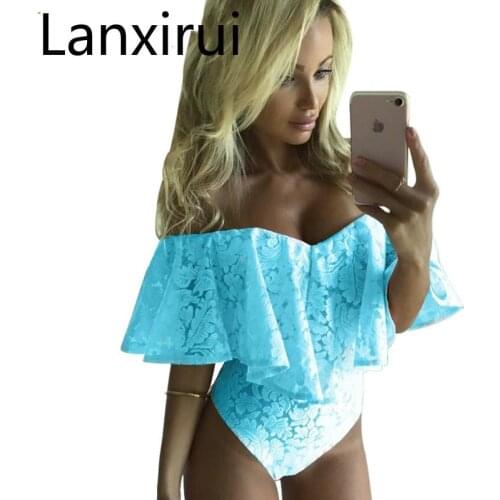 Женские боди с открытыми плечами Lanxirui China At AliExpress
