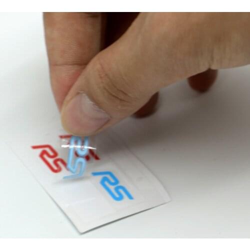 Logo Custom Transfer Stickers Waterproof and High Adhesive Personalise MX-SP Labels