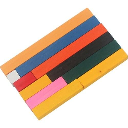 2021 New 1-10cm Number Sticks Colorful Ascending Count Stick Montessori Materials Wooden Math Toy Preschool Education Xmas Gifts