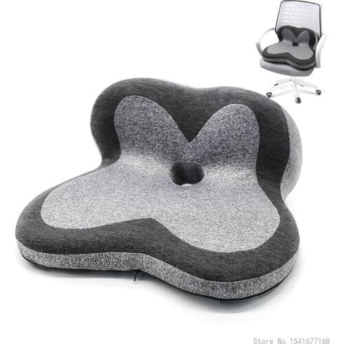 Petal Memory Foam Cushion Office Chair Seat Cushion Breathable Waist Support Adjust Sitting Posture Butt Cushion Pillow