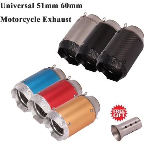 Universal Motorcycle Racing Exhaust Titanium Alloy Escape Silencer Modified Muffler DB Killer For DUKE 1290 790 R1 Z1000 CB400