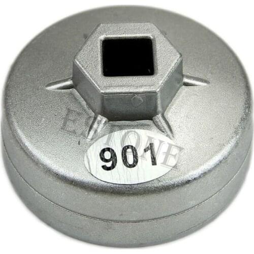 1/2 Square Drive 14 Flutes End Cap Oil Filter Wrench Auto Tool For Toyota 65mm