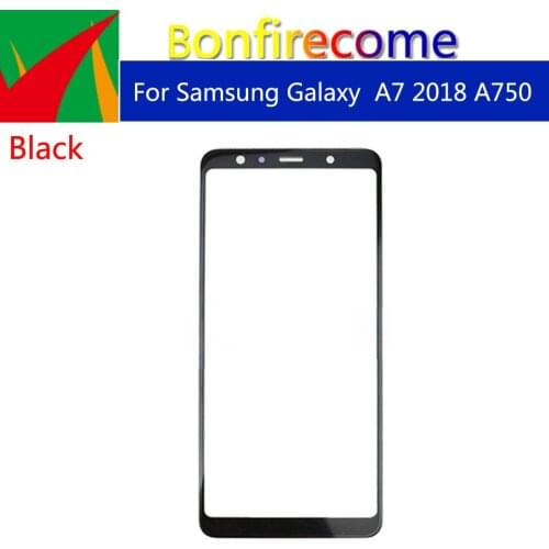 10pcs\lot A750 For Samsung Galaxy A7 2018 A750 A750 Front Outer Glass Lens TouchScreen Lens Replacement 6.0 inch