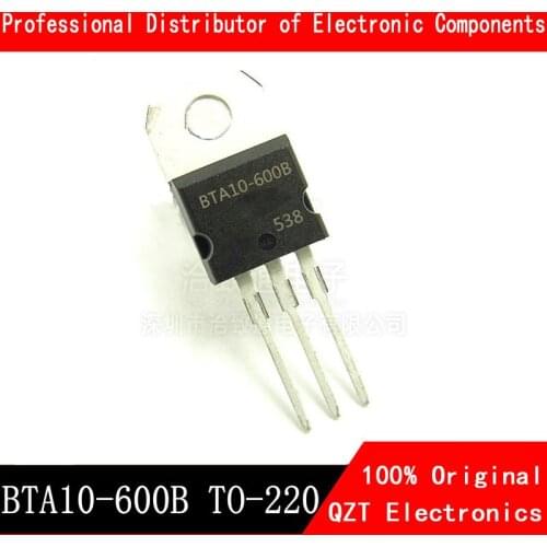 10pcs/lot BTA10-600B TO-220 BTA10-600 TO220 BTA10 10A new and original In Stock