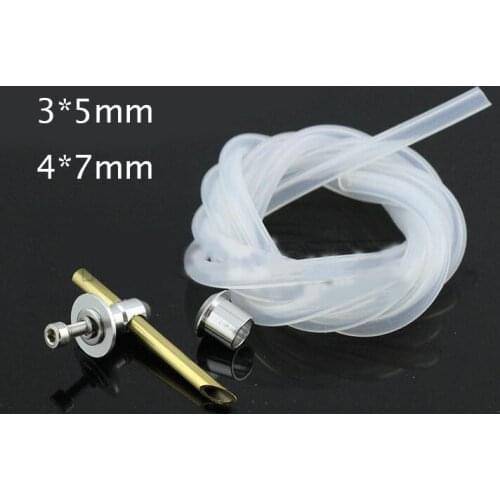 Free Shipping 1 Set RC Boat Stern Wiper Set Electric/Methanol/Gasoline Boat Water Cooling System Parts 3*5mm/4*7mm Hose