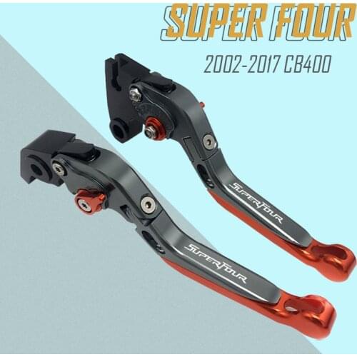 CB 400 For HONDA CB400 SUPER FOUR 2002-2017 2016 2015 2014 Motorcycle CNC Adjustable Folding Extendable Brake Clutch Levers