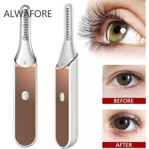 Electric Eyelash Curler Digital Display USB Rechargeable Electric Heated Eyelash Long-Lasting Electric Ironing Eyelash Curler