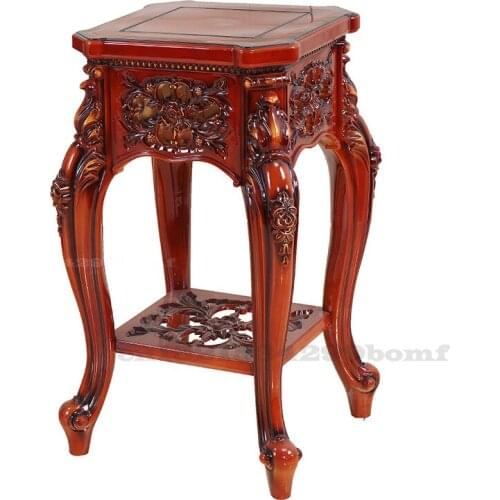 European Stand for Flowers ABS Resin Flower Rack Indoor Green Dill Plant Tray Standing Flower Table Bonsai Fish Tank Decoration