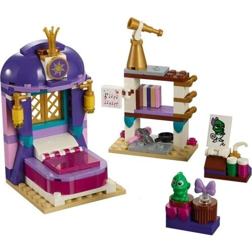 Princess Girl 25017 Rapunzel Castle Bedroom Building Blocks Toys for Children Girls Christmas birthday gift Friends 11056