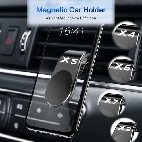 For BMW X1 X2 X3 X4 X5 X6 X7 G01 F10 F15 F16 F86 F30 F25 F26 E70 E72 accessories Magnetic Car Magnetic Mobile Phone Holder