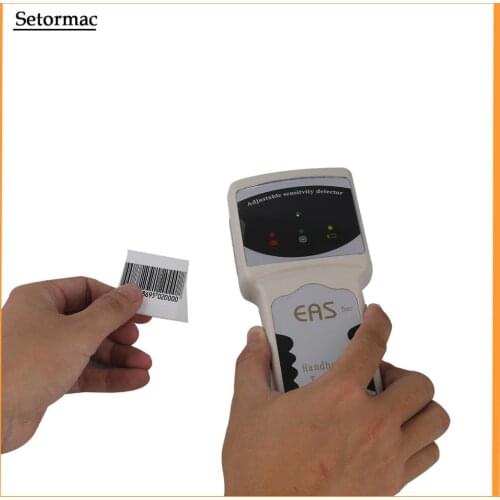 Mini Security Alarm System RF8.2Mhz EAS Handheld Detector Label Tester Anti Shoplifting Device Sound Light Alarm