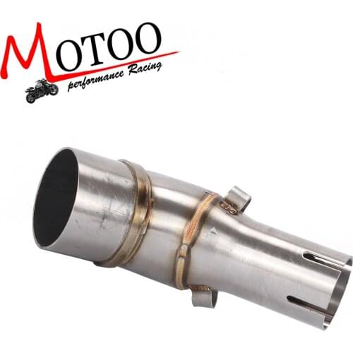 Motoo - Motorbike Modified Scooter Muffler Motorcycle Middle pipe Exhaust pipe For YAMAHA YZF R25 R3 MT03 2015-2018 link pipe