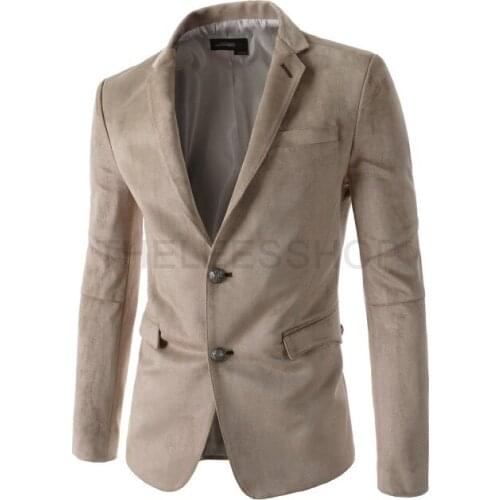 2019 Men New Arrival Business Mens Blazer Casual Blazers Men Lattice Formal Jacket Popular Design Men Dress Suit Jackets