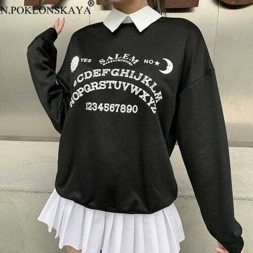 N.POKLONSKAYA Women's Sweatshirts With Inscriptions