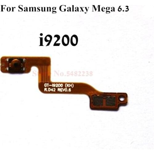 Original Power ON/OFF Flex cable For Samsung Galaxy Mega 6.3 i9200 Power Volume Audio+- Side Button Key Replacement parts