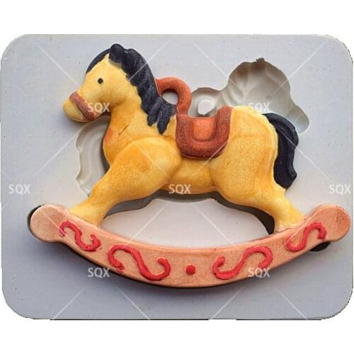 Trojan Bentuk silicone Fondant Cetakan,Silicone Soap Mold SQ1768