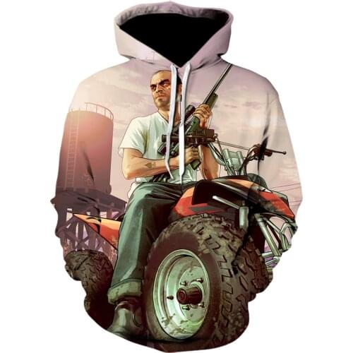 Latest autumn/winter sweatshirts hoodie 3d printed Grand Theft Auto for men women fashion hoodies long sleeve Tracksuits tops