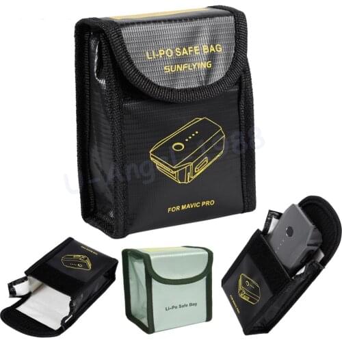 1pcs Waterproof & Fireproof Lipo Safety Guard Bag Explosionproof Storage Bag For DJI Mavic Pro Battery