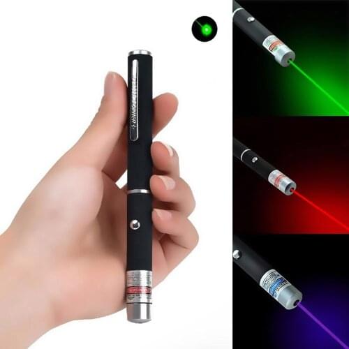 Green Laser Pointer Pen Sight Laser 5MW High Power Powerful Green Blue Red Hunting Laser Survival Tool First Aid Beam Light