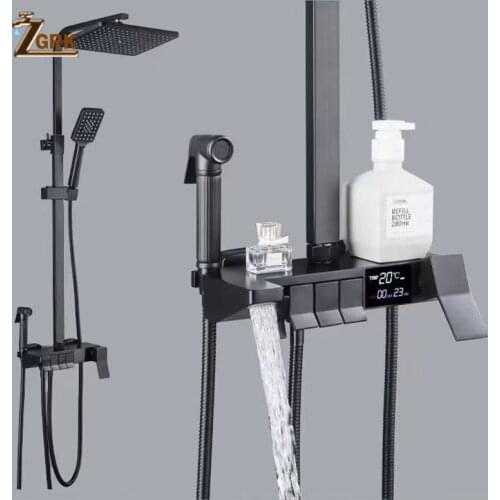 ZGRK Black Shower Systems