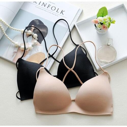 1PCS Seamless Women Hollow Out Bra Wireless Thin Underwear Sexy Lingerie Soft Bras Bralette For Women