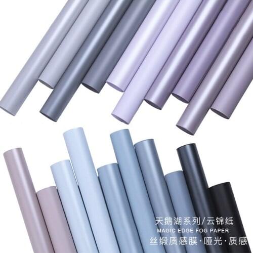 20pcs Brocade Flower Wrapping Paper 60X60cm Jelly Film Gift Wrapping Paper Wedding Birthday Decoration