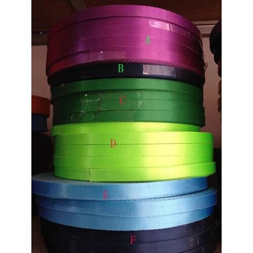 3/8 Inch ( 10mm ) Nylon Webbing -Chose your colours
