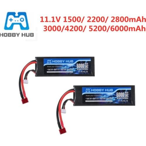 3s 11.1V 1500mAh 2200mah 2800mAh 3000mAh 4200mAh 5200mAh Lipo Battery For RC aircraft toys helicopters Airplanes cars Boat Parts