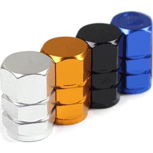 4pcs/set Theftproof Aluminum Car Wheel Tires Valves Tyre Stem Air Caps Airtight Cove Dustproof Cover Car Accessories hot sale