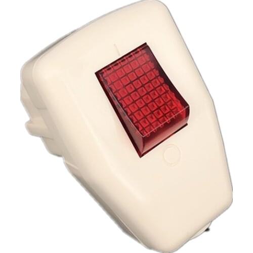 5 x Germany Type F Rewireable Power Plug 250V 10 Amp W/ LED Indicator Switch Hot Sell