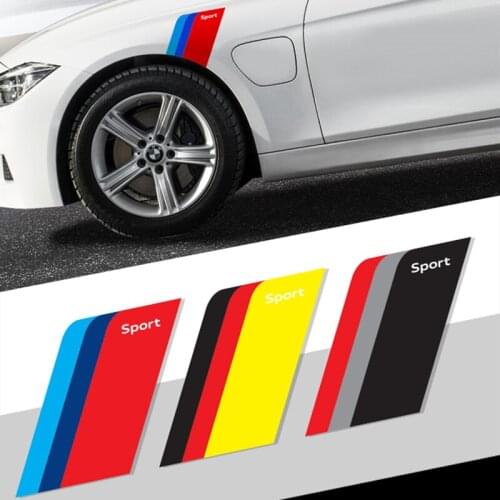 Auto Accessories For BMW E90 E46 E60 F30 F20 F10 F07 E70 E71 Audi A3 A4 b7 A5 A6 C5 C6 Q5 Car Side Fender Stickers and Decals