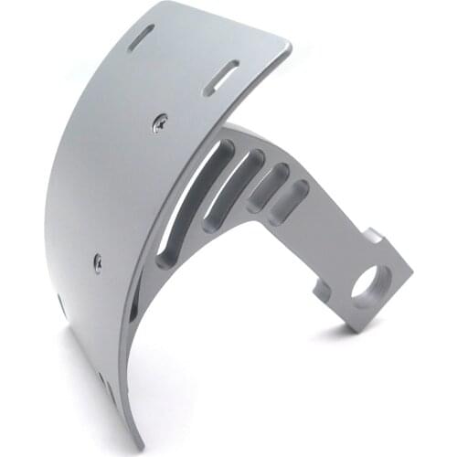 Free shipping motorcycle parts Side Tag Bracket for Kawasaki ZXR6 ZX6R/636 ZX7 ZX7R ZX9 ZX9R Swingarm Mount License Plate SLIVER