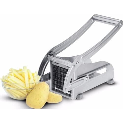 Stainless Steel Home French Fries Potato Chips Strip Slicer Cutter Chopper Chips Machine Making Tool Potato Cut Fries
