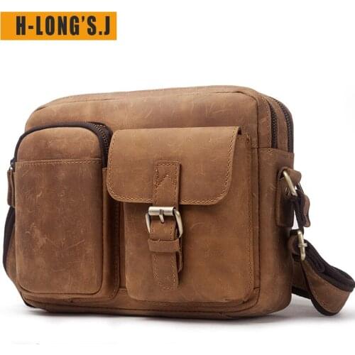 H-Long'S.J Men's Shoulder Bags