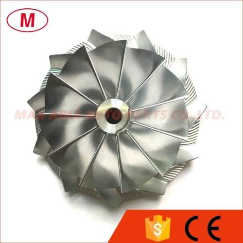 HX40 67.00/89.00mm 11+0 blades Racing High Performance Turbo Billet compressor wheel/Aluminum 2618/Turbocharger Milling wheel