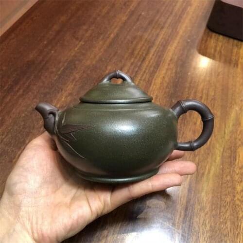 By the republic of China green mud sand pot of rhyme chaton sea 2018 new daily provisions tea kettle manufacturers