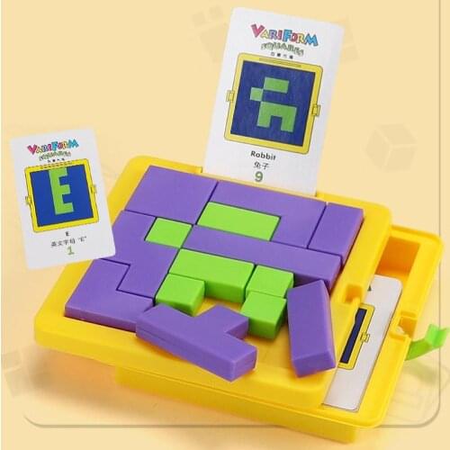 Creative DIY Jigsaw Puzzle Building Blocks Intellectual Game Early Education Game Family Party Toys Puzzles For Children Gifts