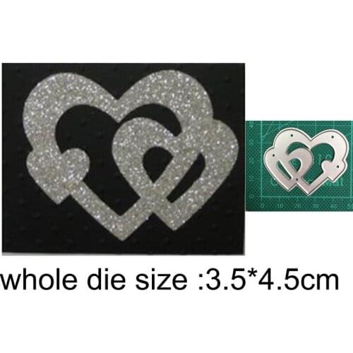2021 New Metal Cutting Dies Cut Mold Heart Frame Decoration Scrapbooking dies Paper Craft Knife Mould Blade Punch Stencils dies