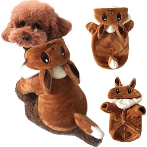 New 2021 Winter Funny Dog Costume Play Pokemon Dog Cat Cosplay Halloween Christmas Xmas Party Dressing Up Clothes For Dog Cats
