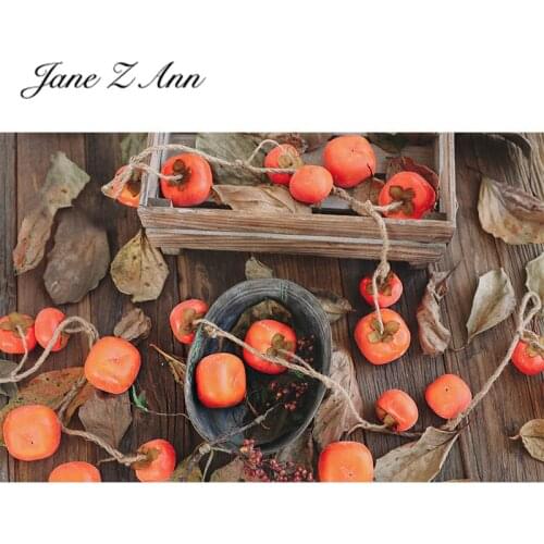 Autumn fruit wishful hanging persimmon branch simulation floral decoration studio shooting photo newborn photography props