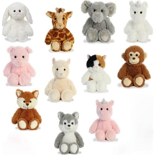 20\30cm Size Plush Toy Cute Plush Stuffed Small Animal Toy Furry Giraffe and Other Forest Animal Dolls Brand New