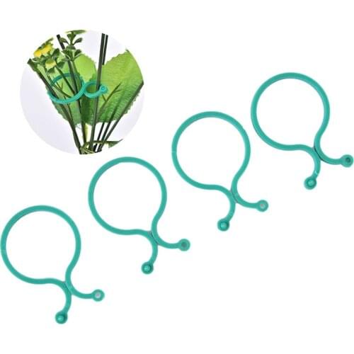 20/50/100pcs Plant Support Tomato Clips Reusable 2.7cm PP Plastic Garden Plant Support