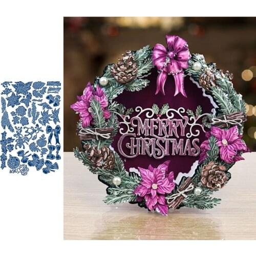 Festive 3D Decoupage Flowers Metal Cutting Dies for Scrapbooking and Card Making New 2019 die cuts