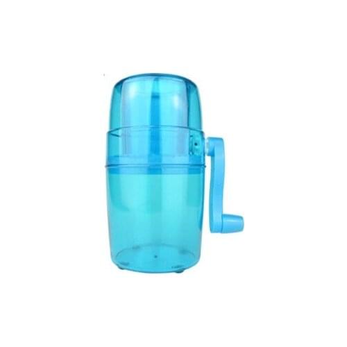 Handle DIY Ice Crusher Manual Portable Ice slush Maker home Snow Cone Smoothie Ice Block Making Machine Ice Shaver