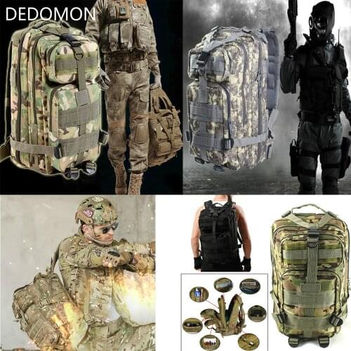 2019 3P Outdoor Oxford Fabric Military 30L Tactical Backpack Trekking Sport Travel Rucksacks Camping Hiking Camouflage Bag