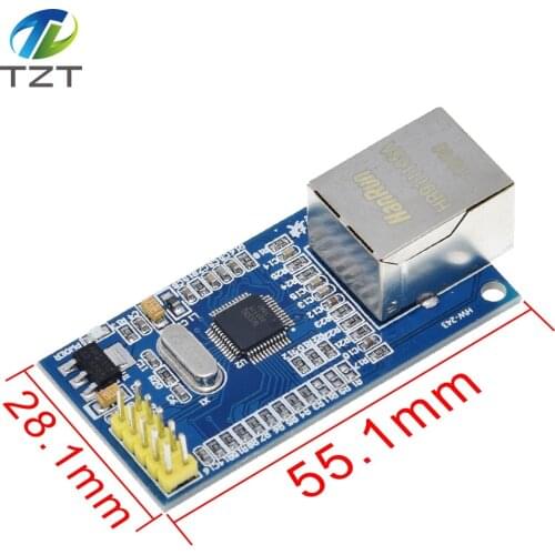 TZT W5500 Ethernet network module hardware TCP / IP 51 / STM32 microcontroller program over W5100