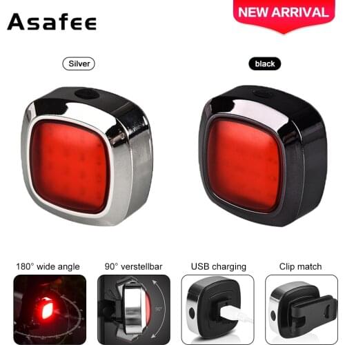 Bicycle LED Tail Light Cycling Bicycle Taillight Riding Rear Light Waterproof USB Rechargeable Mountain Bike Red LED Tail-lamp