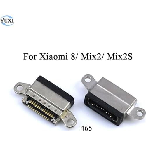 YuXi 1pc Micro USB Charge Port Replacement For Xiaomi 8 Mi Mix 2 2S Charging Socket Jack Connector