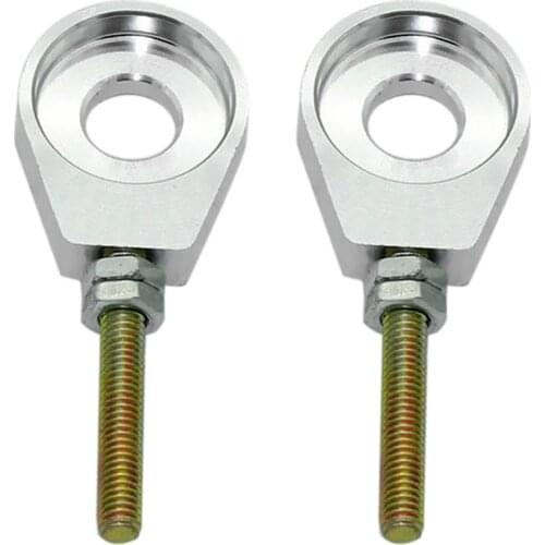 2 Pcs 12mm Metal Alloy Motorcycle Chain Adjuster Tensioner Block for Pit Dirt Bike Quad ATV Motor 3*1.2*0.4" 2019 New