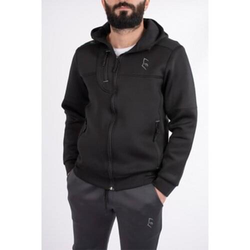 2021 Zipper Men Jackets Autumn Winter Casual Fleece Coats Bomber Jacket Scarf Collar Fashion Hooded Male Outwear Slim Fit Hoody Parka Trench sweater